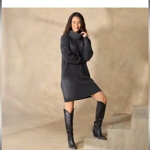 Sundance SONJA CASHMERE DRESS charcoal